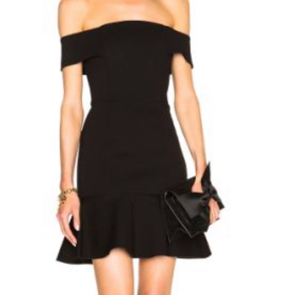 Nicholas black off the shoulder dress - Picture 4 of 16